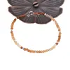 Bratara Granat hessonit discuri fatetate cu Argint 925, 3-4mm, imagine 2