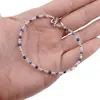 Bratara Lapis Lazuli si Acvamarin sfere fatetate cu Argint 925, 2-3mm, imagine 4