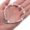 Bratara Opal albastru discuri fatetate cu Argint 925, 4-8mm, imagine 3