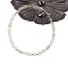 Bratara Prehnit discuri fatetate si sfere cu Argint 925, 4mm, imagine 2