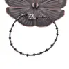 Bratara Turmalina neagra si Hematit discuri fatetate cu Argint 925 model 1, 2-3mm, imagine 2