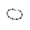 Bratara Turmalina neagra si Turmalina multicolora sfere fatetate si sfere cu Argint 925, 3-8mm