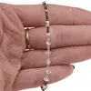 Bratara unicat cu Diamant Herkimer, Labradorit si Obsidian auriu, argint 925, imagine 4