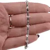 Bratara unicat cu Diamant Herkimer si Hematit discuri, argint 925, imagine 4