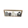 Cuier din lemn cu trei agatatori, 37cm x 15cm, imagine 2