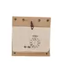 Organizator din iuta cu un buzunar, model ceas 24cm x 23cm