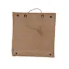 Organizator din iuta cu un buzunar, model coroana 24cm x 23cm, imagine 2