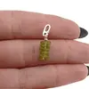 Pandantiv cristale naturale Peridot A+ discuri fatetate cu argint 925, imagine 3