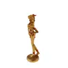 Statueta aurie silueta africana 19cm x 5cm, model 1, imagine 2