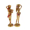 Statueta aurie silueta africana 19cm x 5cm, model 2, imagine 4
