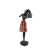 Statueta neagra silueta feminina africana 26cm x 6cm, model 2, imagine 3