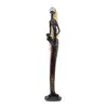 Statueta silueta din lemn arta africana, 35cm x 6cm