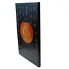 Tablou vertical din lemn cu Buddha pe lotus model 1, 48cm x 30cm, imagine 2