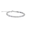 Bratara Acvamarin sfere fatetate cu Argint 925, 4mm, imagine 2