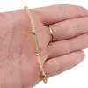 Bratara Citrin si Peridot discuri fatetate, elemente inox argintiu, 3mm, imagine 4