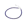 Bratara Lapis Lazuli discuri fatetate cu Argint 925, 3mm