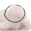 Bratara Malachit natural discuri fatetate cu Argint 925, 3mm, imagine 3
