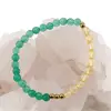 Bratara pentru SUCCES Aventurin, Citrin si Hematit auriu pe elastic, 4-6mm, imagine 2