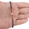 Bratara Safir discuri fatetate si Cuart roz, elemente inox auriu, 3-4mm, imagine 3