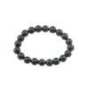 Bratara Shungit sfere pe elastic, 10mm