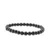 Bratara Shungit sfere pe elastic, 6mm, imagine 2