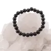 Bratara Shungit sfere pe elastic, 8mm, imagine 3
