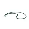 Colier Malachit natural discuri fatetate cu Argint 925, 3mm, imagine 2