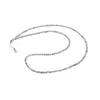 Colier Tanzanit sfere fatetate cu Argint 925, 2-3mm