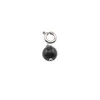 Breloc cu piatra semipretioasa Obsidian, 8mm