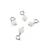 Breloc cu piatra semipretioasa Piatra Lunii A+, 8mm, imagine 2