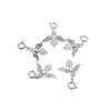 Breloc Ingeras cu pietre semipretioase Angelit, 4-6mm, imagine 2