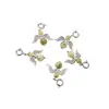 Breloc Ingeras cu pietre semipretioase Jad galben, 4-6mm, imagine 2