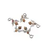 Breloc Ingeras cu pietre semipretioase Jasp Peisaj, 4-6mm, imagine 2