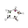 Breloc Ingeras cu pietre semipretioase Mix Ochi de tigru, 4-6mm, imagine 2