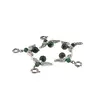 Breloc Ingeras cu pietre semipretioase Ochi de tigru verde, 4-6mm, imagine 3