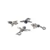 Breloc Ingeras cu pietre semipretioase Sodalit, 4-6mm, imagine 3