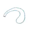 Colier cristale naturale Apatit banuti 5mm si discuri fatetate 3mm