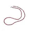 Colier cristale naturale Granat banuti 4mm si discuri fatetate 3mm