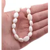 Colier cristale naturale Opal alb oval neregulat, 8-13mm, imagine 5