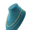 Colier cristale naturale Peridot banuti 5mm si discuri fatetate 3mm, imagine 3
