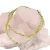 Colier cristale naturale Peridot neuniform, 4-5mm, imagine 2