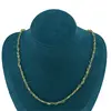 Colier cristale naturale Peridot neuniform, 4-5mm, imagine 3