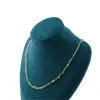 Colier cristale naturale Peridot neuniform, 4-5mm, imagine 4