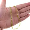 Colier cristale naturale Peridot neuniform, 4-5mm, imagine 5
