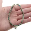 Colier Turcoaz natural discuri fatetate 4mm si sfere 2mm, imagine 4