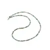 Colier Turcoaz natural discuri fatetate 4mm si sfere 2mm