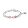 Bratara cu pietre semipretioase Angel Aura Cuart oval neregulat, 8-12mm, imagine 3