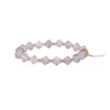 Bratara din cristale naturale Ametrin rombic, 8mm, imagine 2