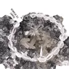 Bratara din cristale naturale Cristal de Stanca oval neregulat, 8-11mm, imagine 3