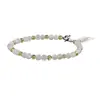 Bratara din cristale naturale Piatra lunii si Peridot sfere, 4-5mm, imagine 2